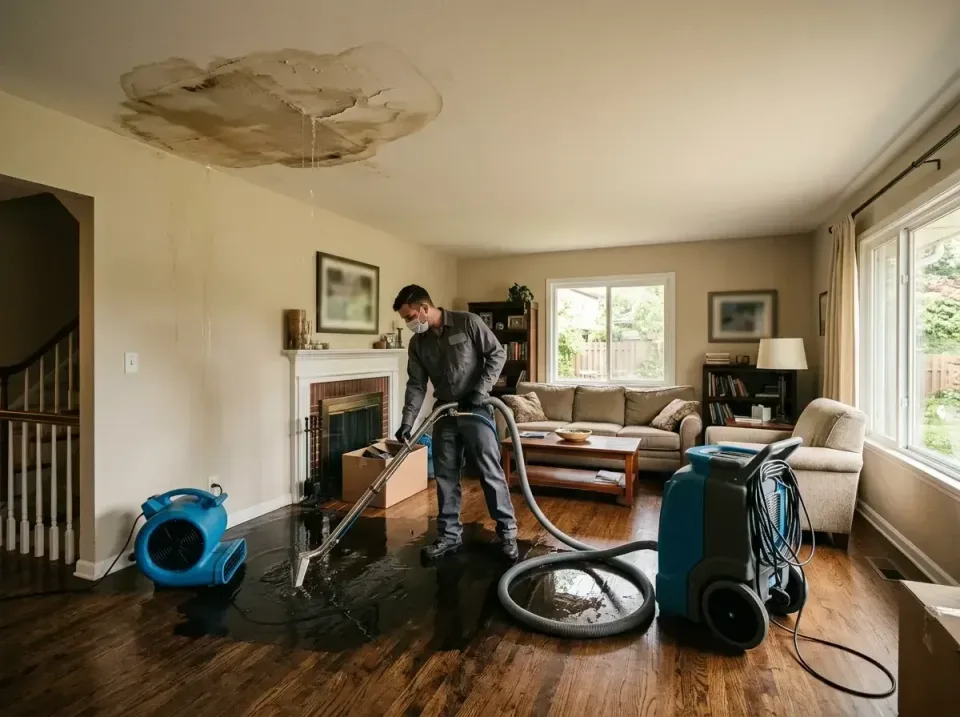 attic-pipe-burst-ceiling-drip-008 — frequently asked questions, Water Damage Restoration & Carpet Care in Lindale, GA